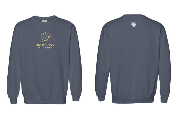 LIFE IS GOOD® Sun Mom Sorority Crewneck - 2XL - 3XL