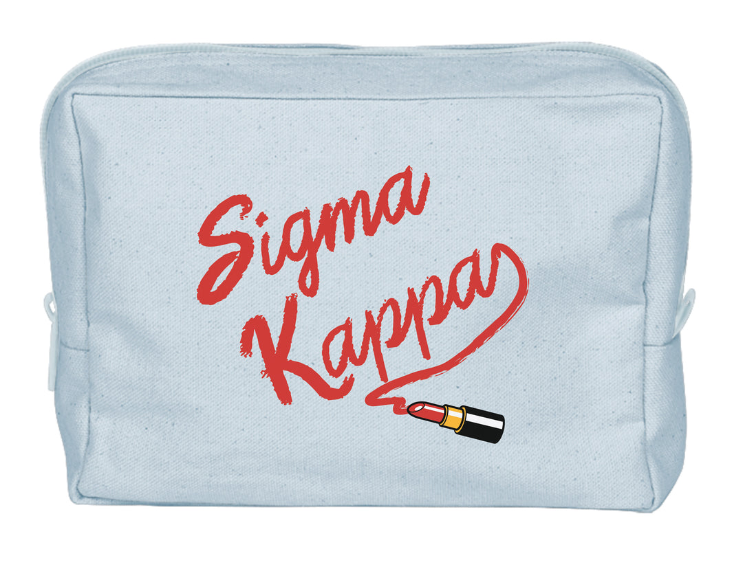 Lip Stick Sorority Make-Up Pouch