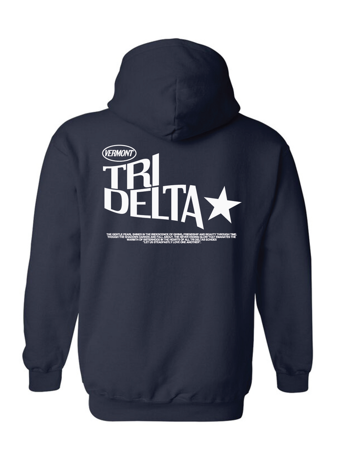 UVM Tri Delta Senior Hoodies