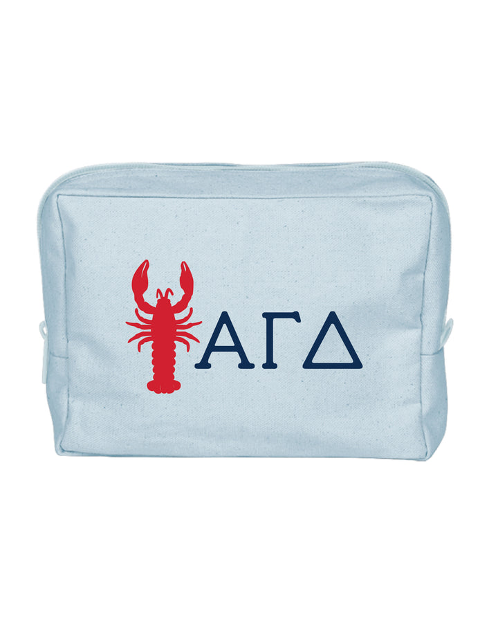 Lobster Print Sorority Make-Up Pouch