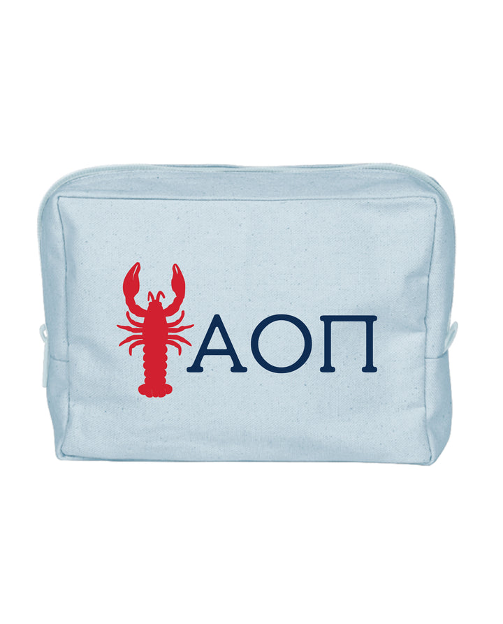 Lobster Print Sorority Make-Up Pouch