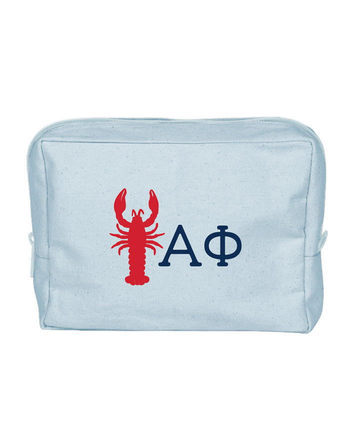 Lobster Print Sorority Make-Up Pouch
