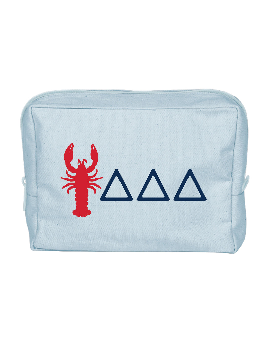 Lobster Print Sorority Make-Up Pouch