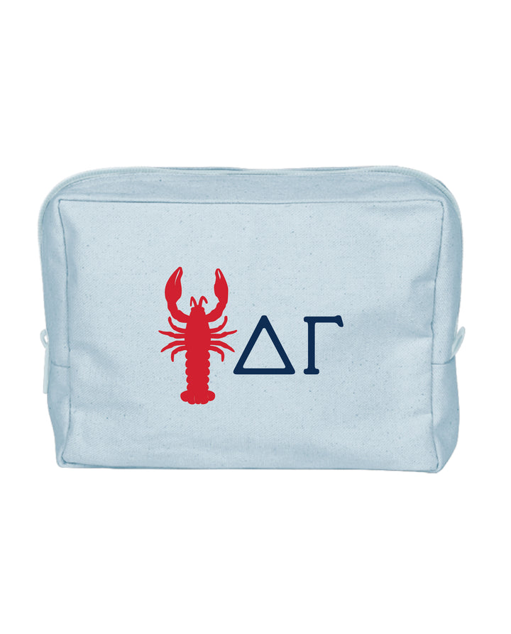 Lobster Print Sorority Make-Up Pouch