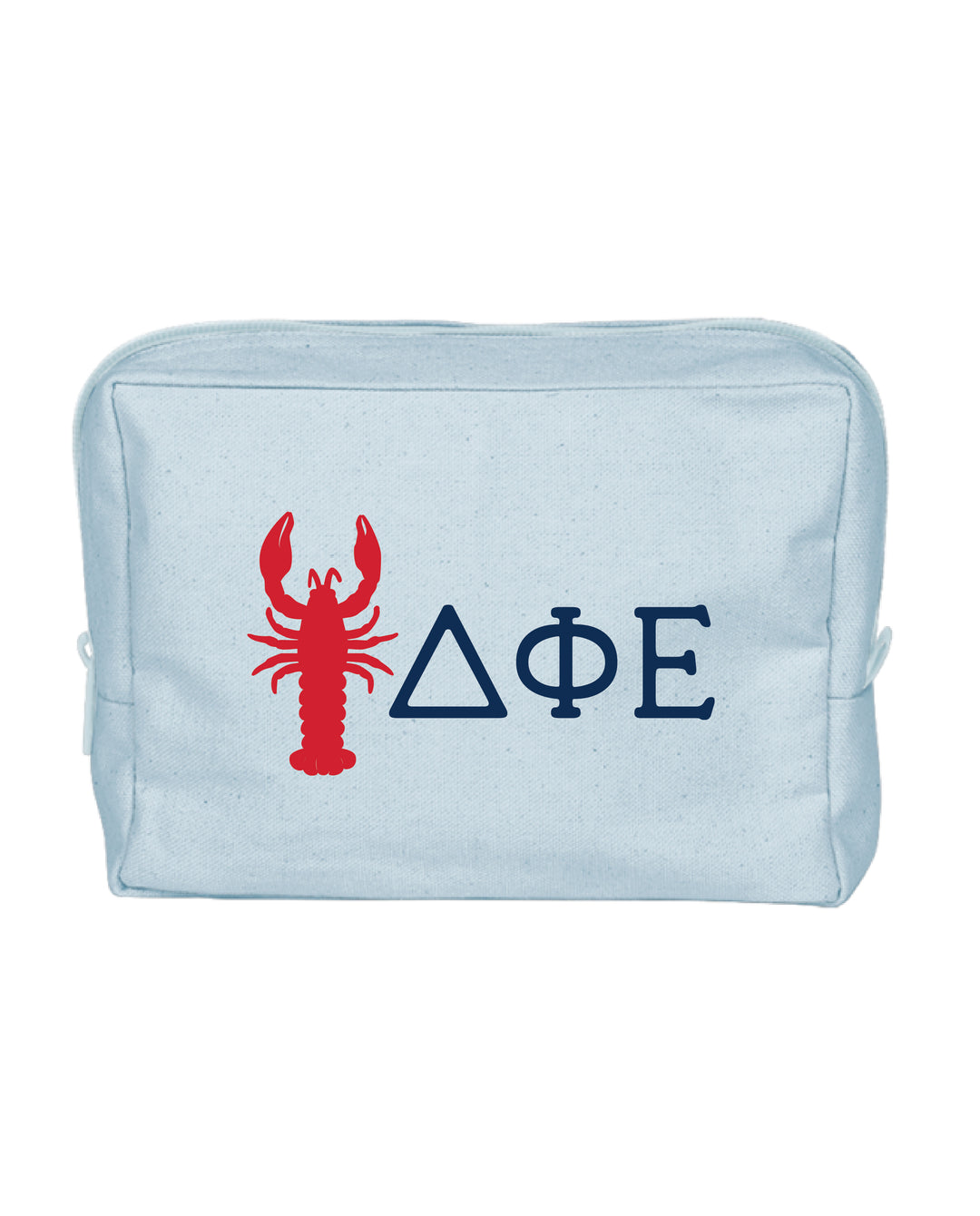Lobster Print Sorority Make-Up Pouch