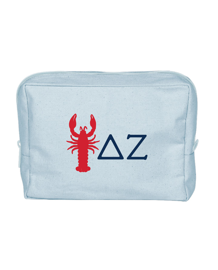 Lobster Print Sorority Make-Up Pouch