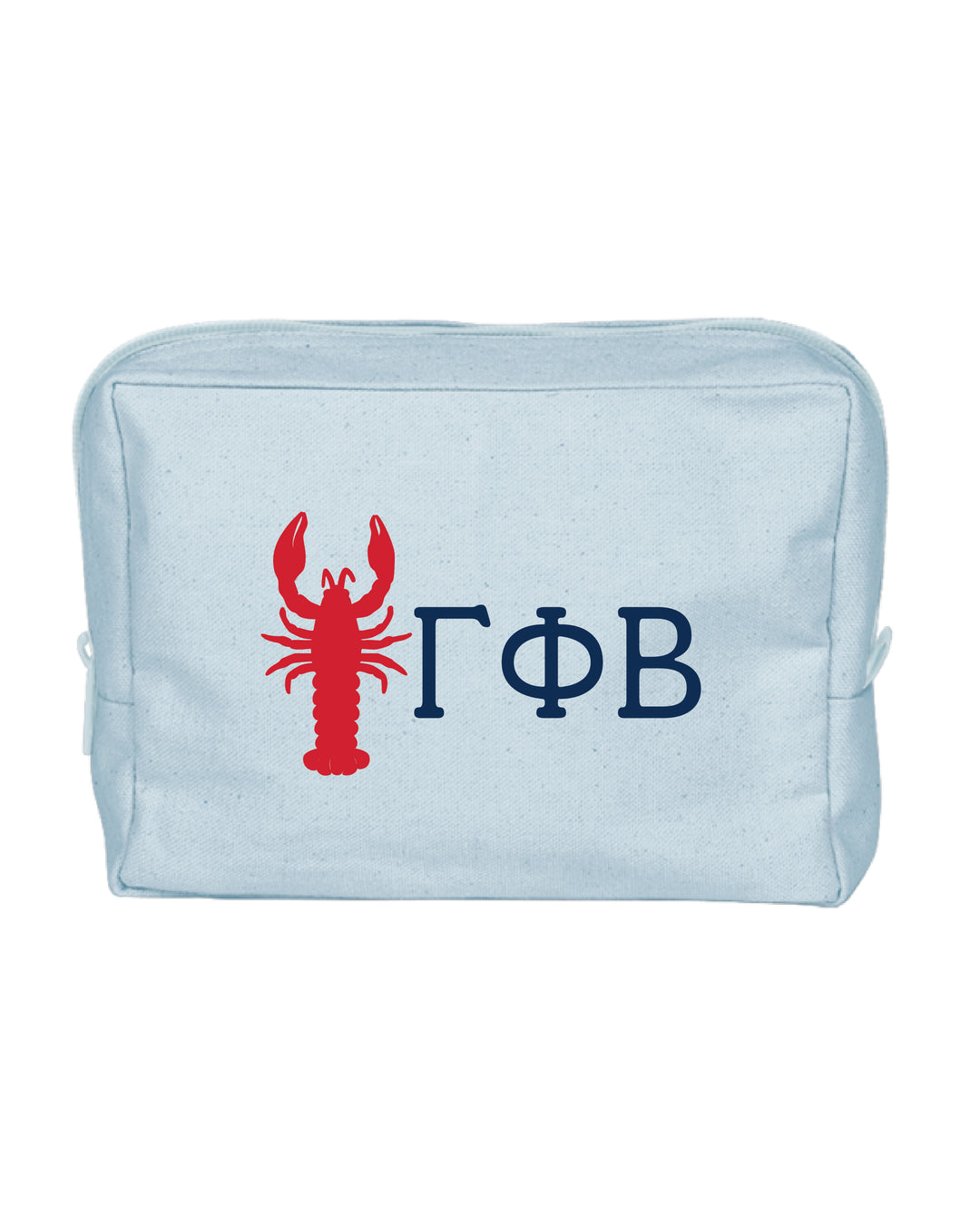 Lobster Print Sorority Make-Up Pouch