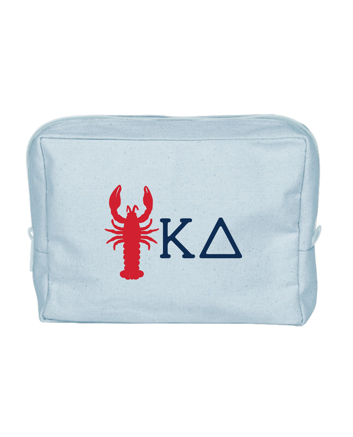 Lobster Print Sorority Make-Up Pouch