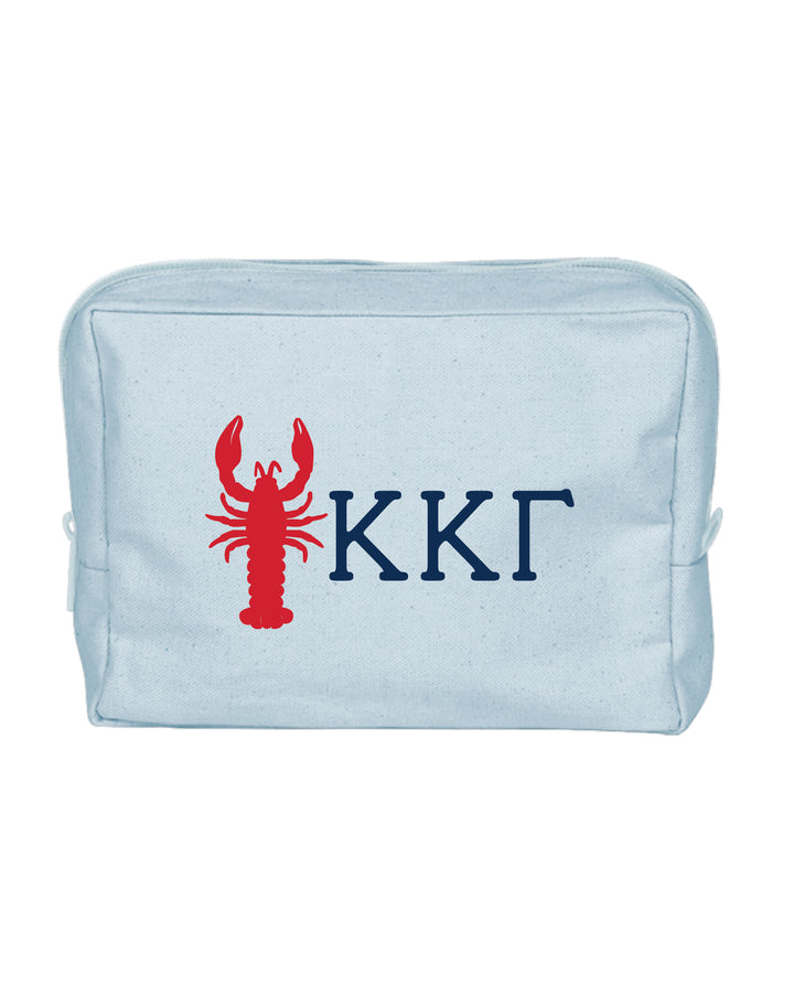 Lobster Print Sorority Make-Up Pouch