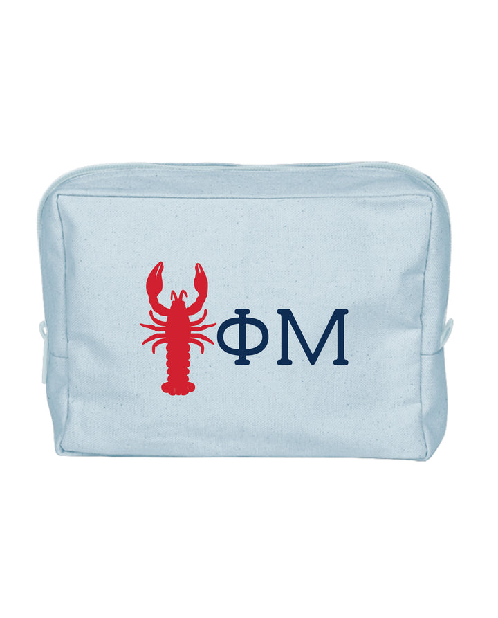 Lobster Print Sorority Make-Up Pouch