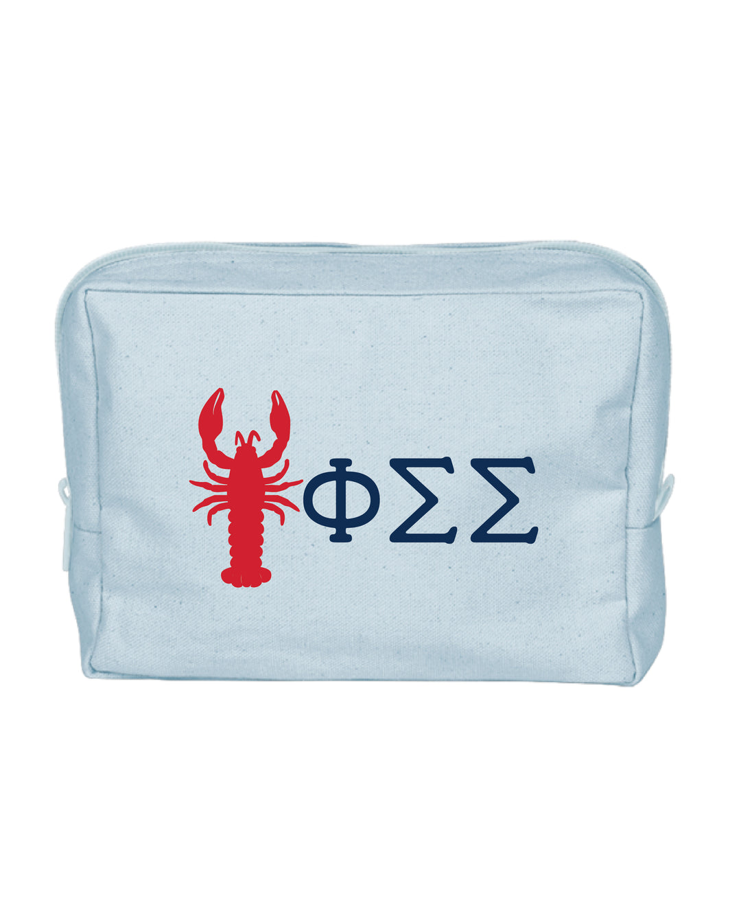 Lobster Print Sorority Make-Up Pouch