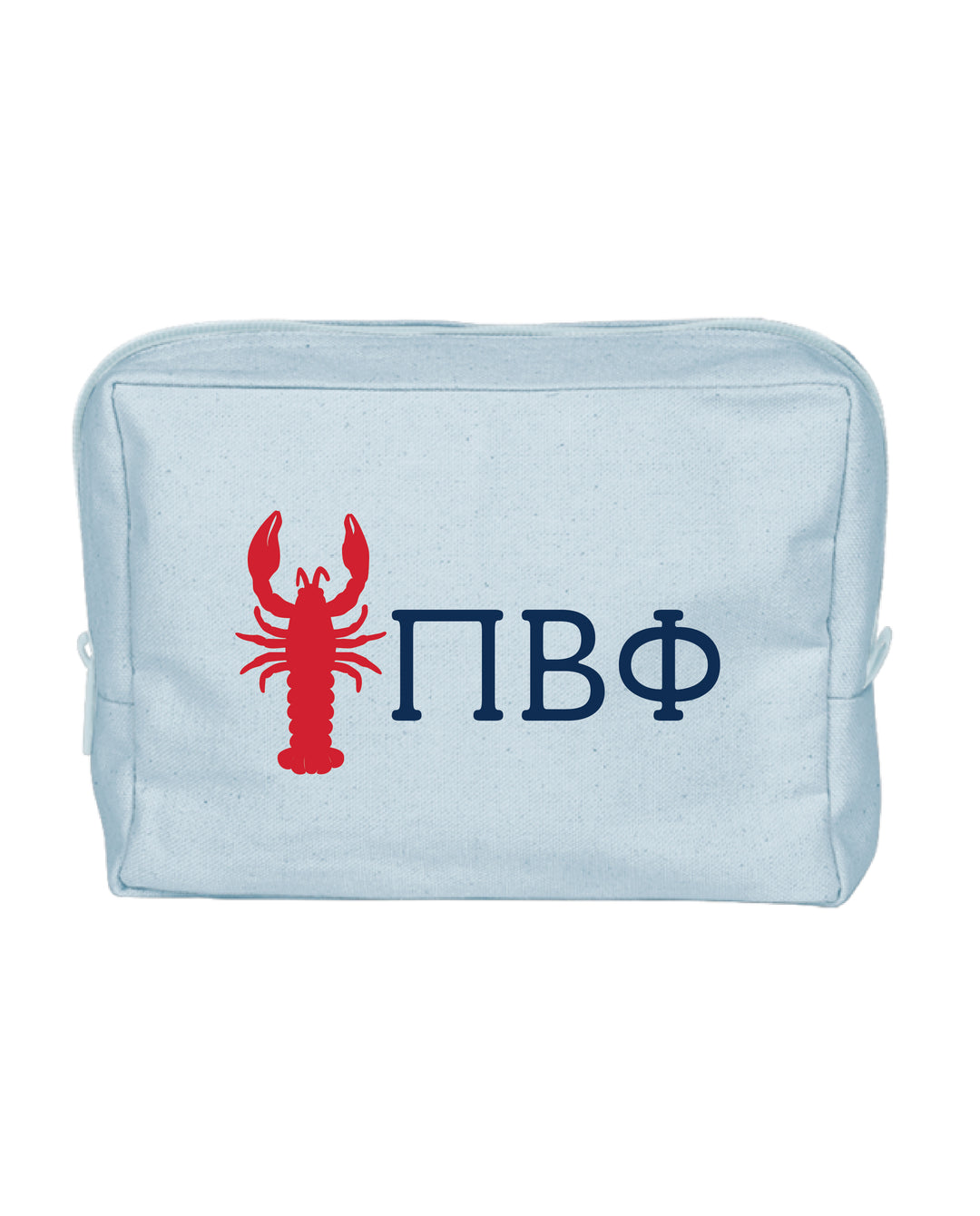 Lobster Print Sorority Make-Up Pouch