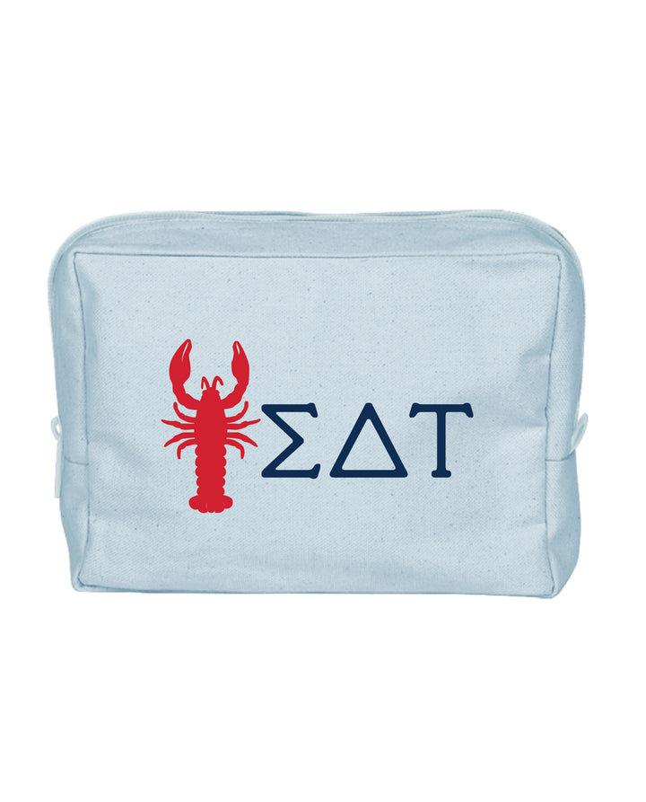 Lobster Print Sorority Make-Up Pouch