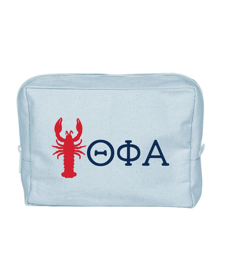 Lobster Print Sorority Make-Up Pouch