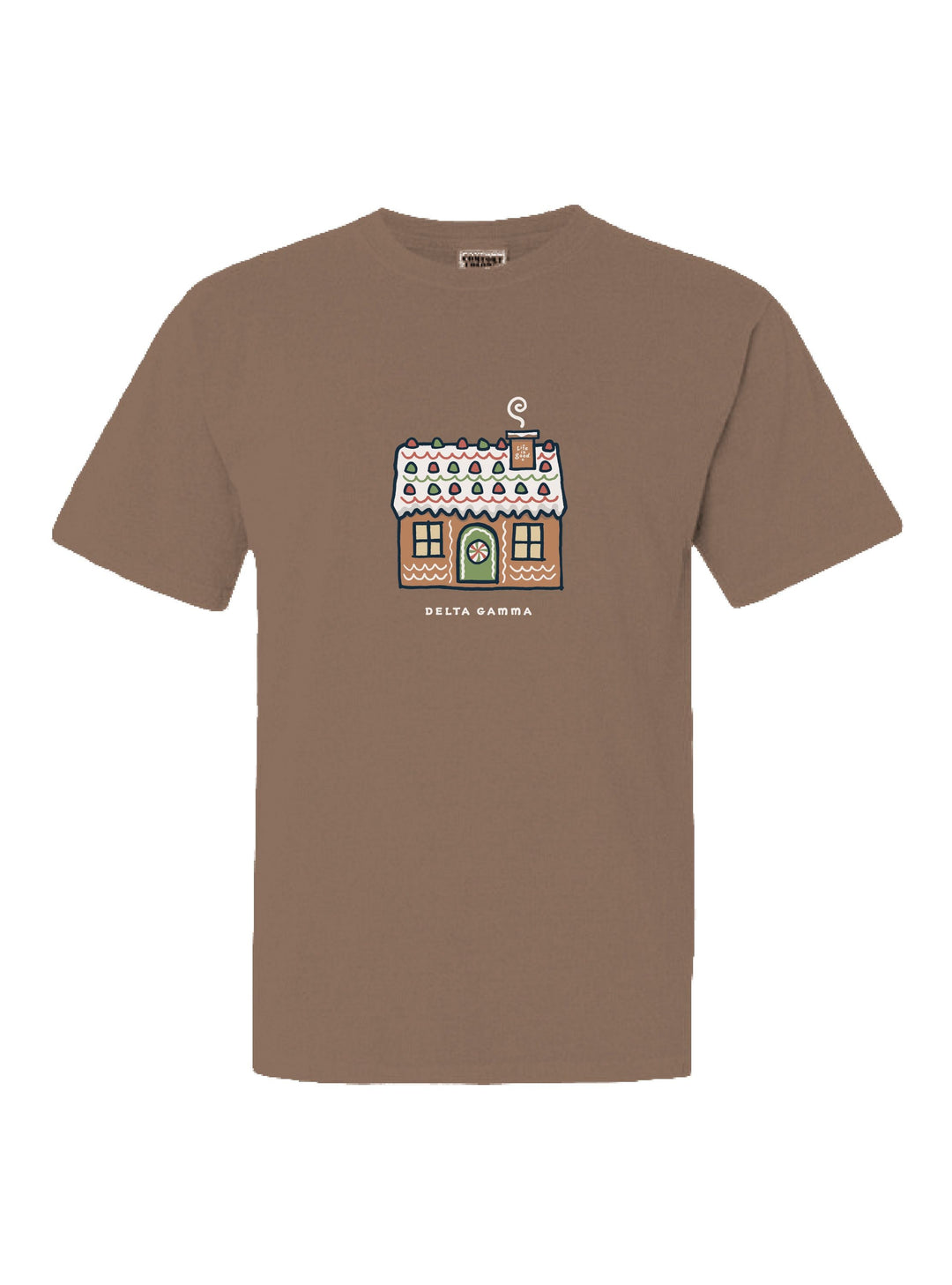 LIFE IS GOOD® Gingerbread House Sorority Tee - 2XL - 3XL