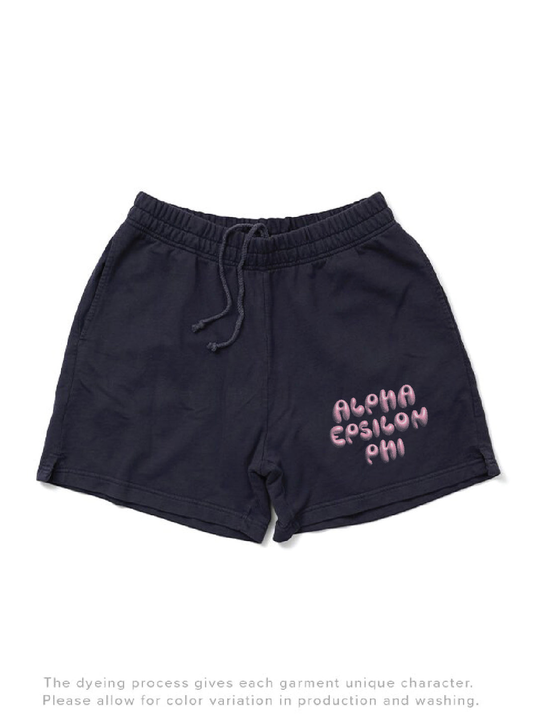 Midnight Sky Bubble Letter Matching Set Sorority Light Weight Shorts