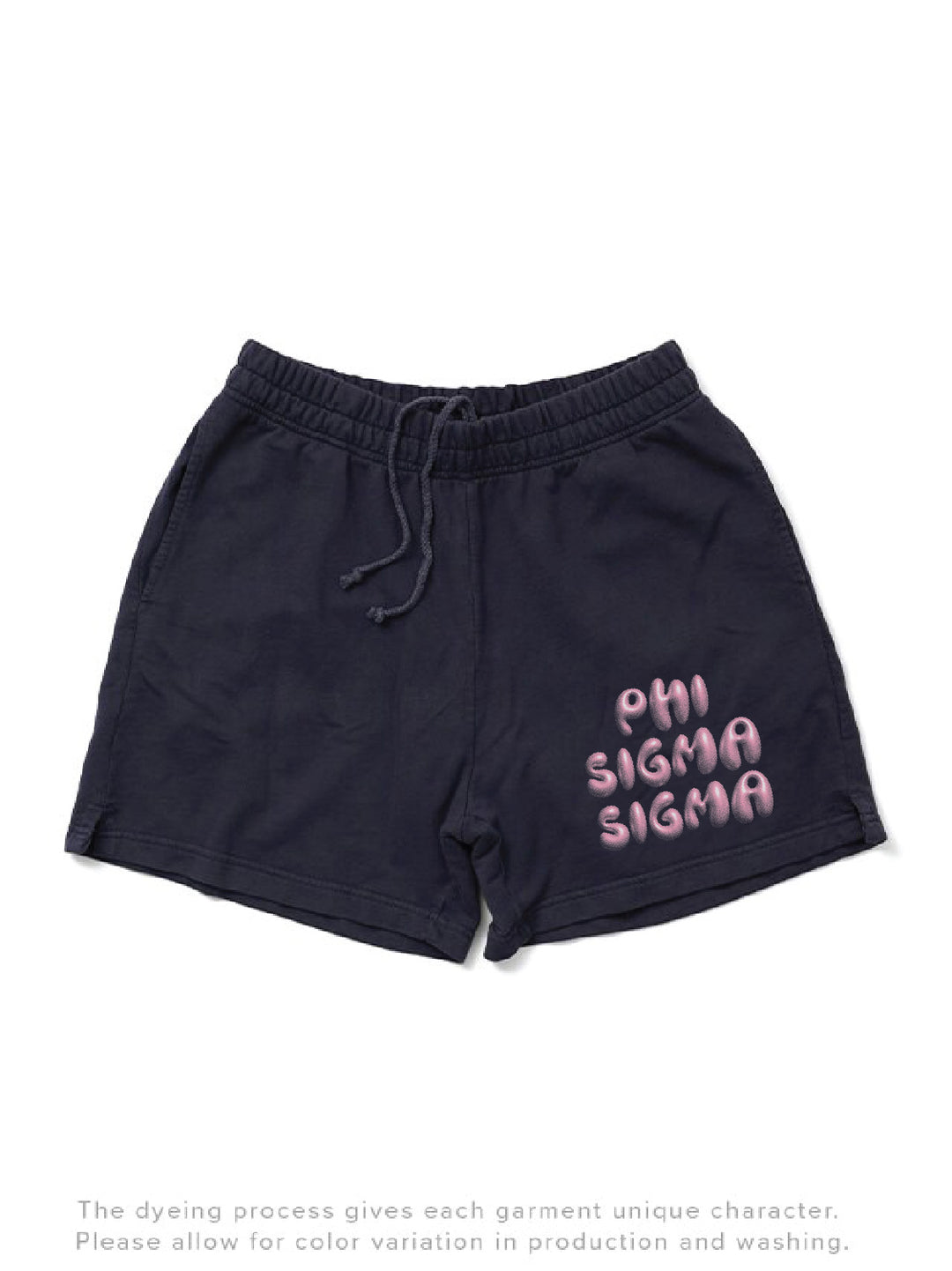 Midnight Sky Bubble Letter Matching Set Sorority Light Weight Shorts