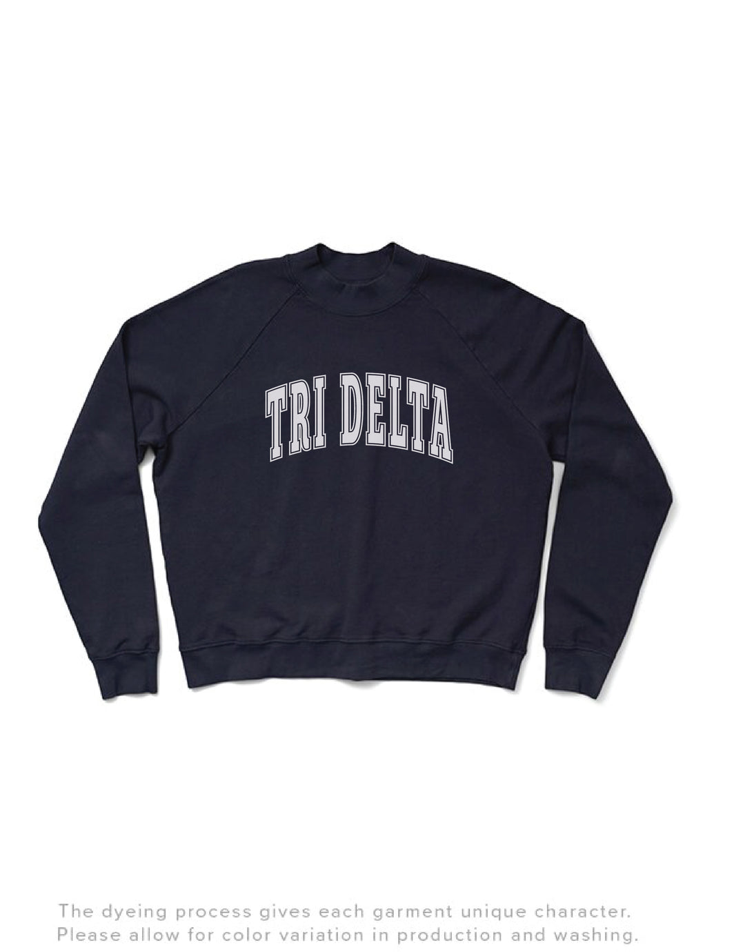 Midnight Sky Mock Neck Light Weight Sorority Crewneck