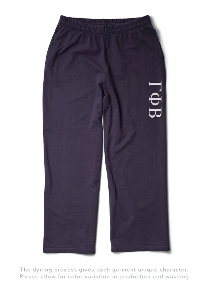 Midnight Sky Simple Light Weight Sorority Wide Leg Pants - 2XL