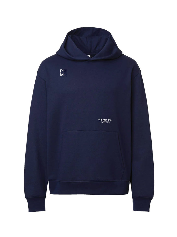 Motto Navy Heavy Weight Sorority Hoodie