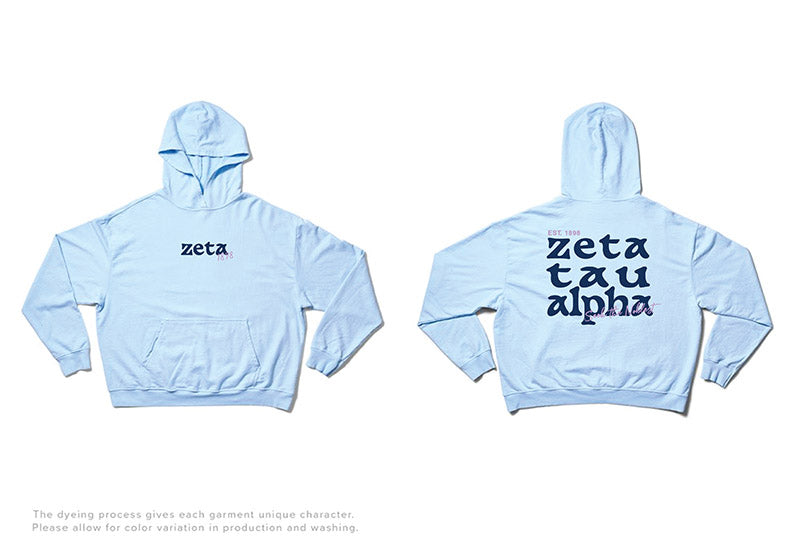 Arctic Blue Mix Type Matching Set Light Weight Sorority Hoodie