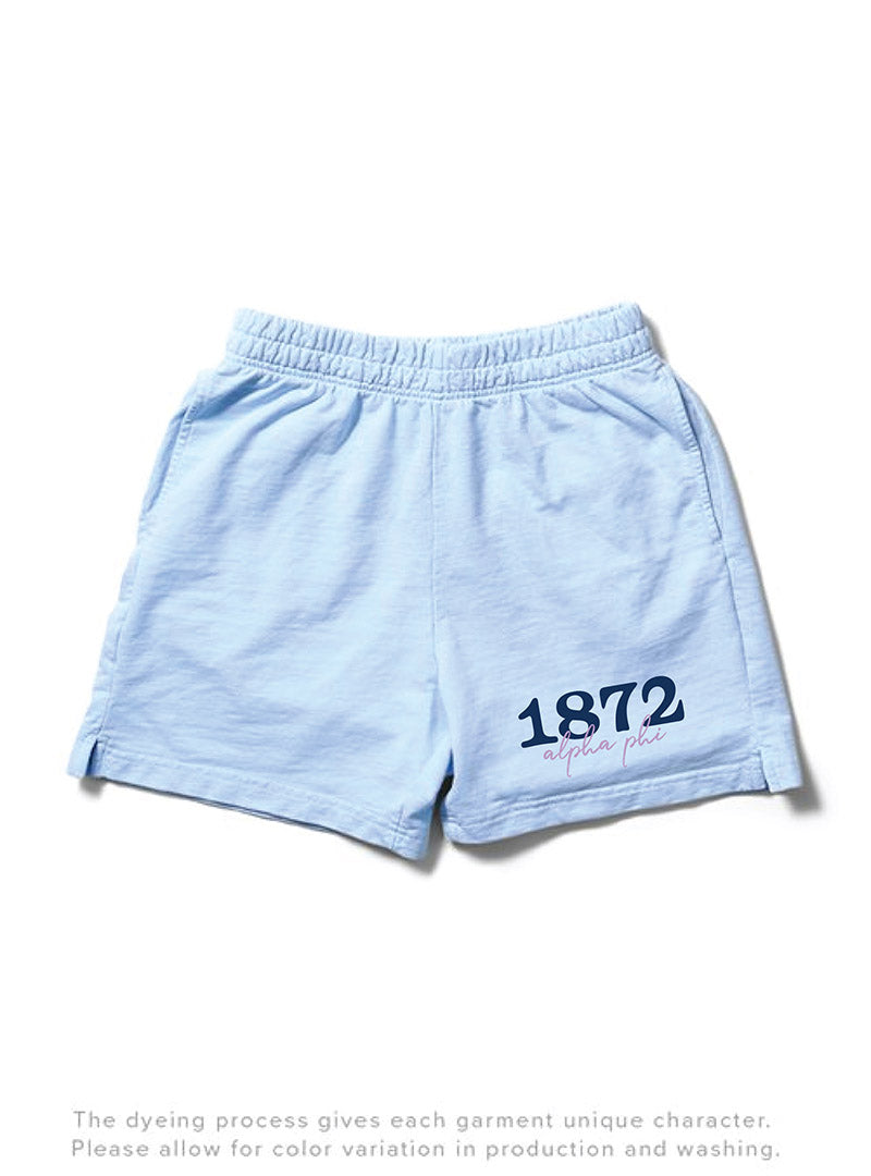 Arctic Blue Mix Type Matching Set Sorority Shorts