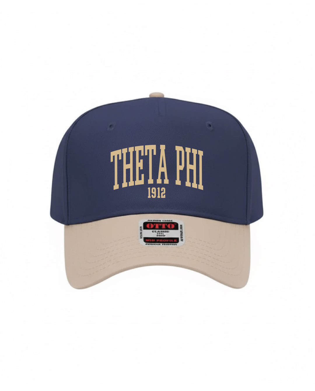 Est Year Embroidered Khaki/Navy Sorority Hat