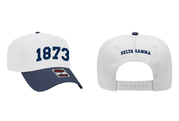 Navy Est Year Embroidered Sorority Hat
