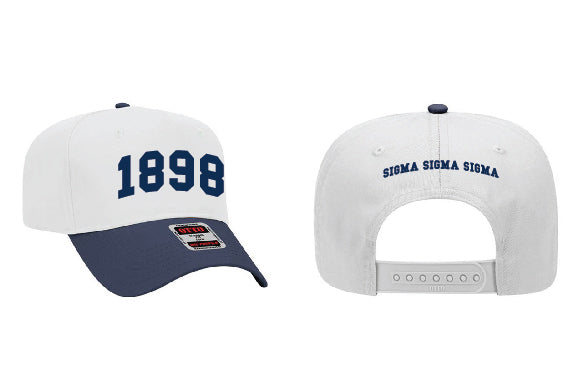 Navy Est Year Embroidered Sorority Hat
