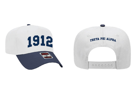 Theta Phi Alpha Embroidered Navy Est Year Hat