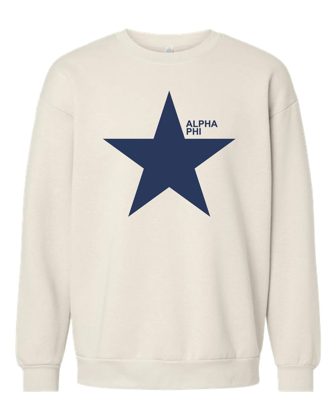 Navy Star Sorority Crewneck