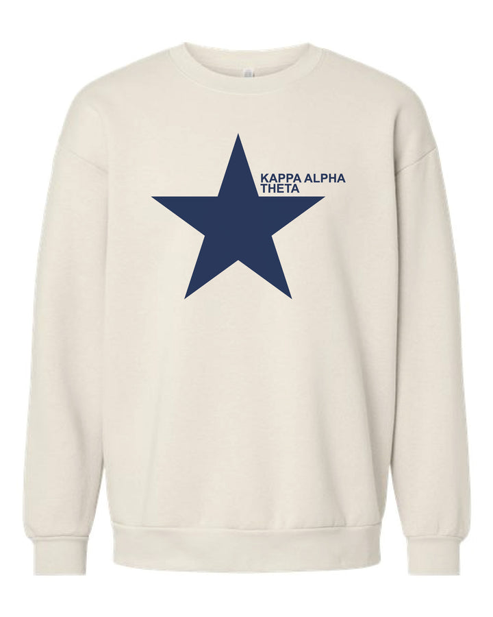 Navy Star Sorority Crewneck