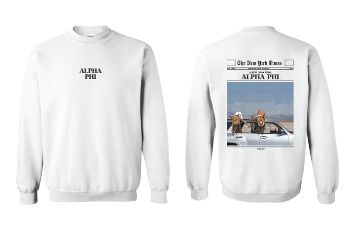 Newsletter Sorority Crewneck - 2XL - 3XL