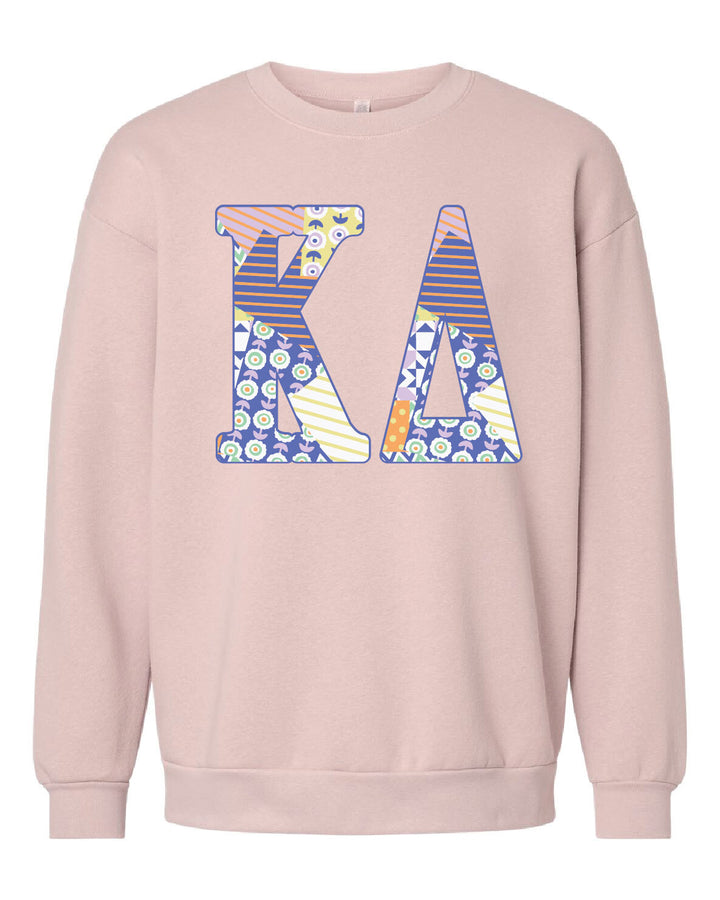 Patchwork Sorority Crewneck