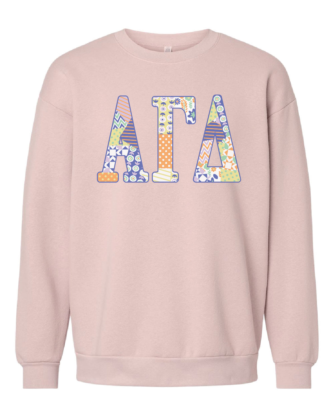 Patchwork Sorority Crewneck