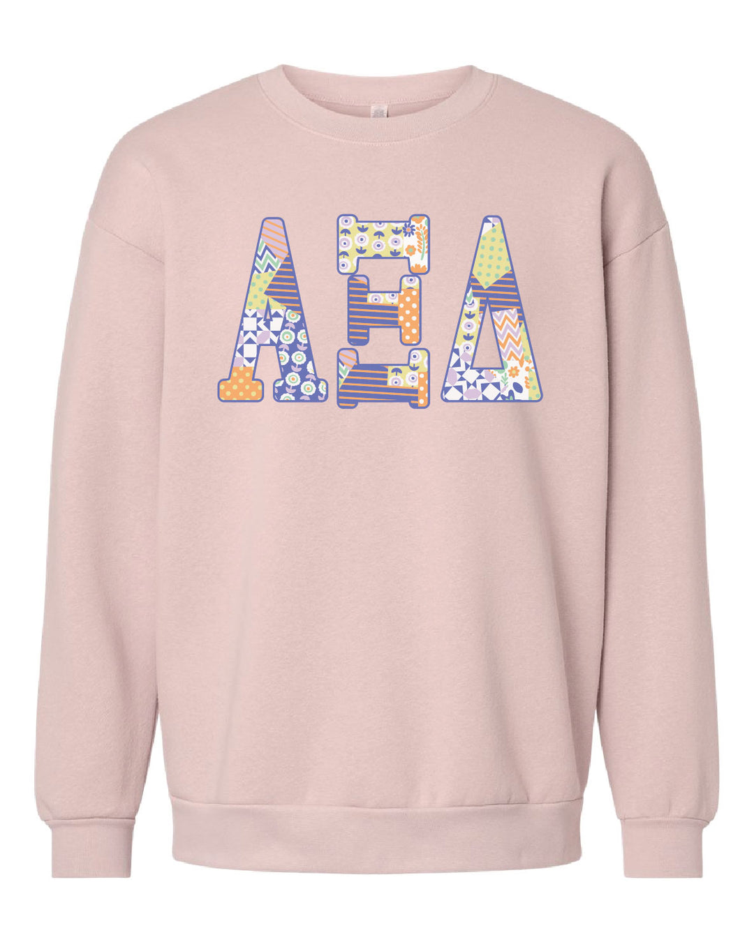 Patchwork Sorority Crewneck