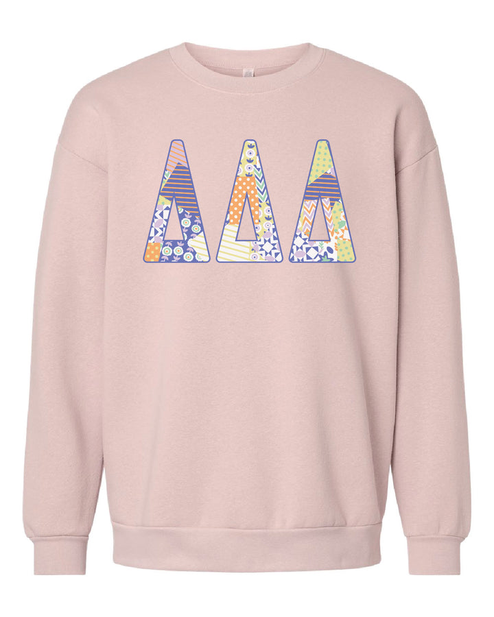 Patchwork Sorority Crewneck