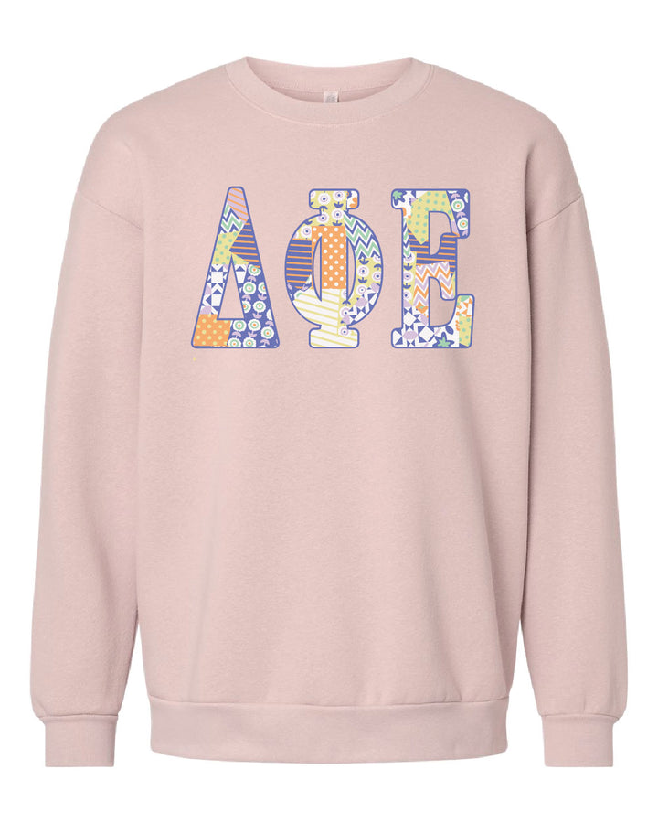 Patchwork Sorority Crewneck