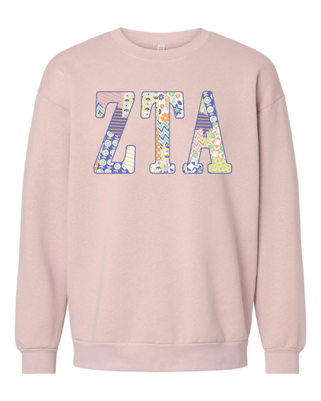 Patchwork Sorority Crewneck