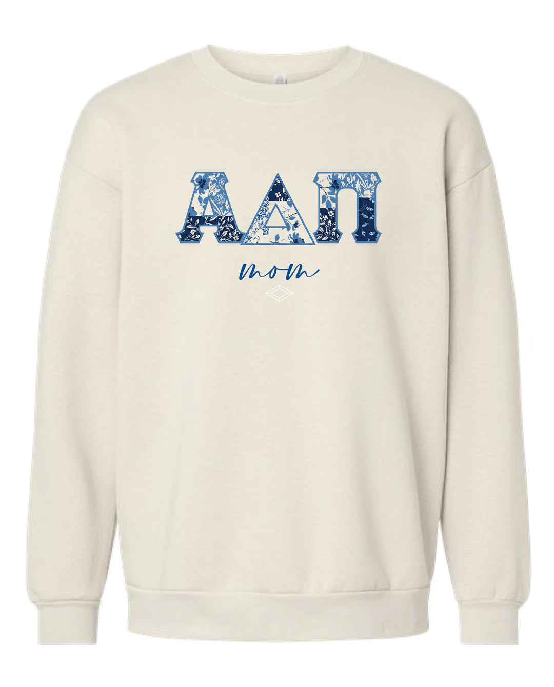 Patchwork Print Mom Sorority Crewneck