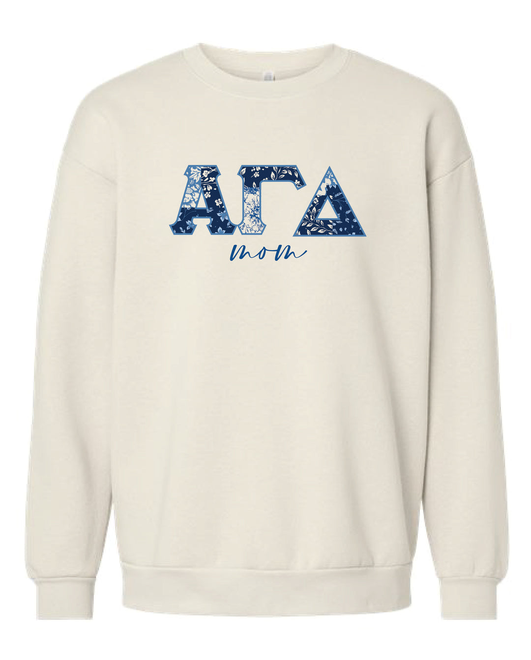 Patchwork Print Mom Sorority Crewneck 2XL