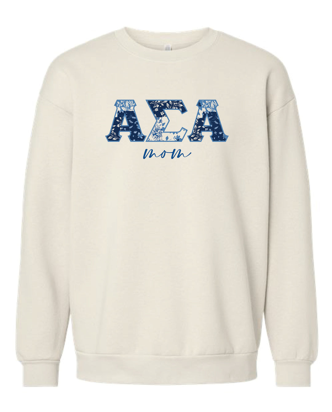 Patchwork Print Mom Sorority Crewneck 2XL