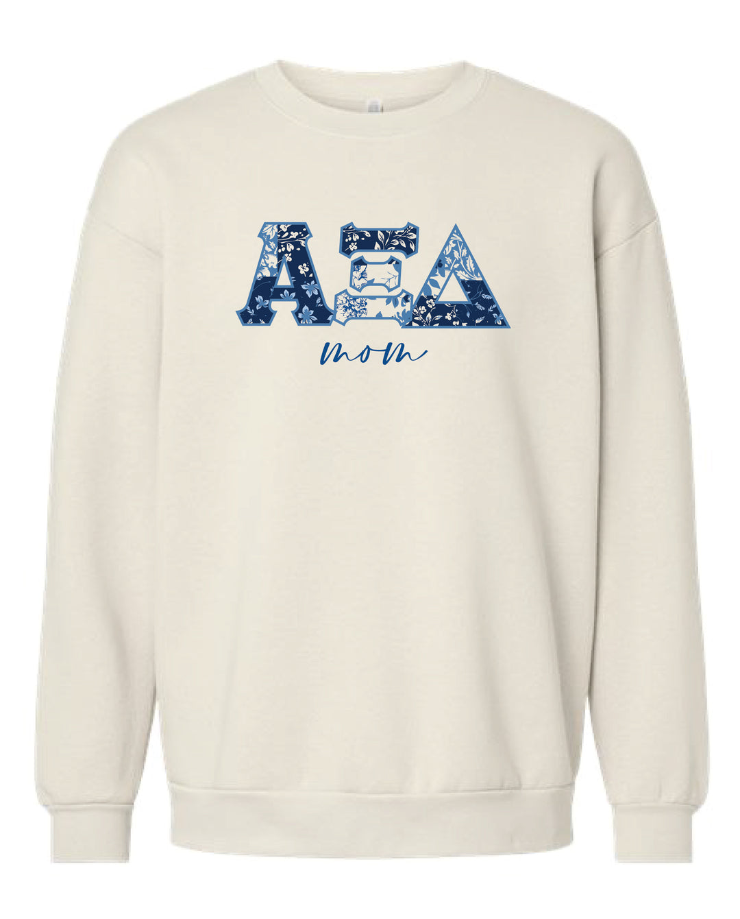 Patchwork Print Mom Sorority Crewneck 2XL