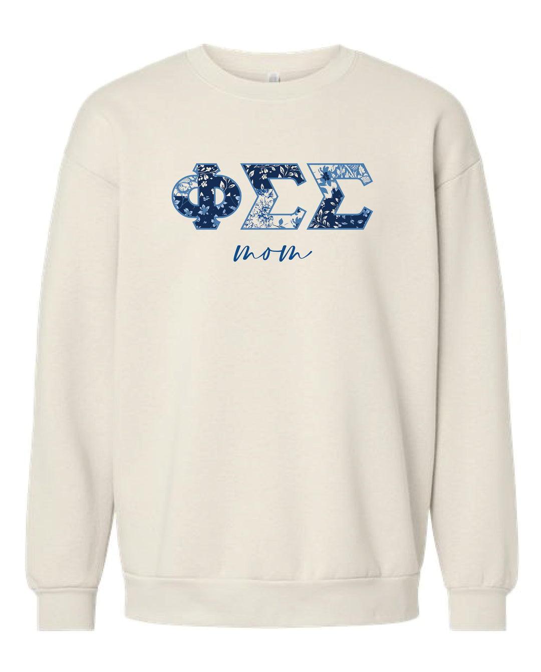 Patchwork Print Mom Sorority Crewneck 2XL