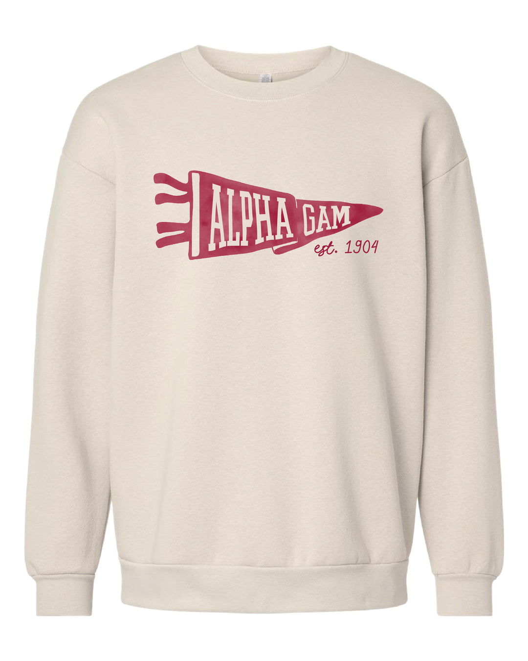Alpha Gamma Delta Pennant Sorority Crewneck
