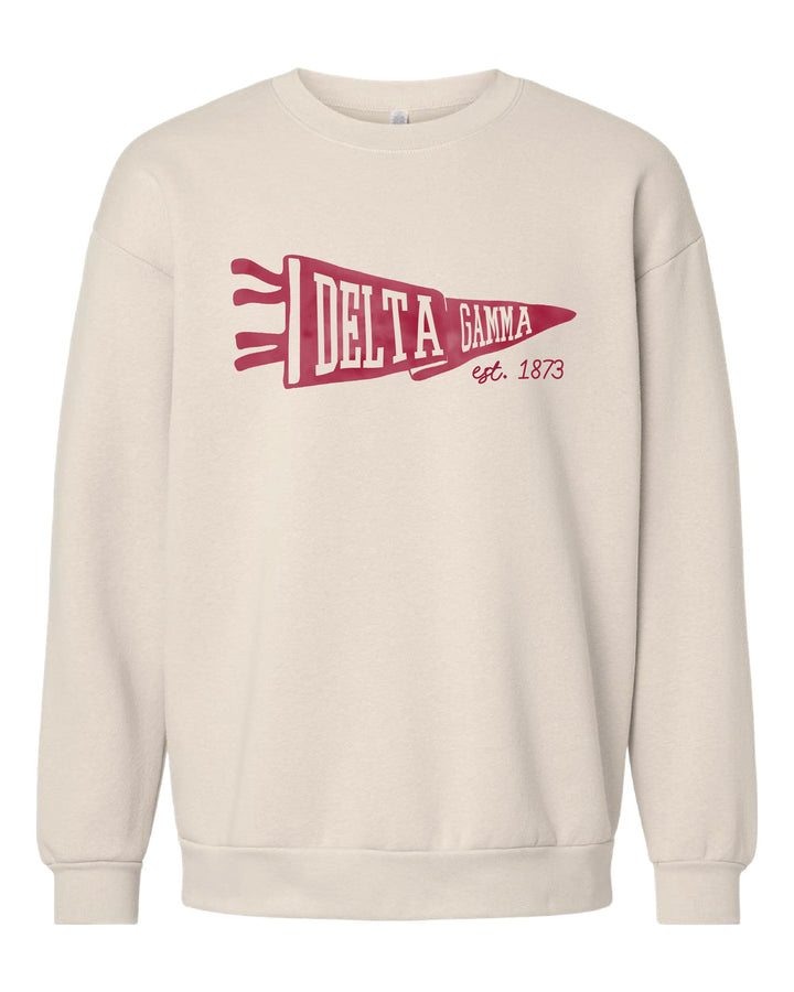 Delta Gamma Pennant Sorority Crewneck