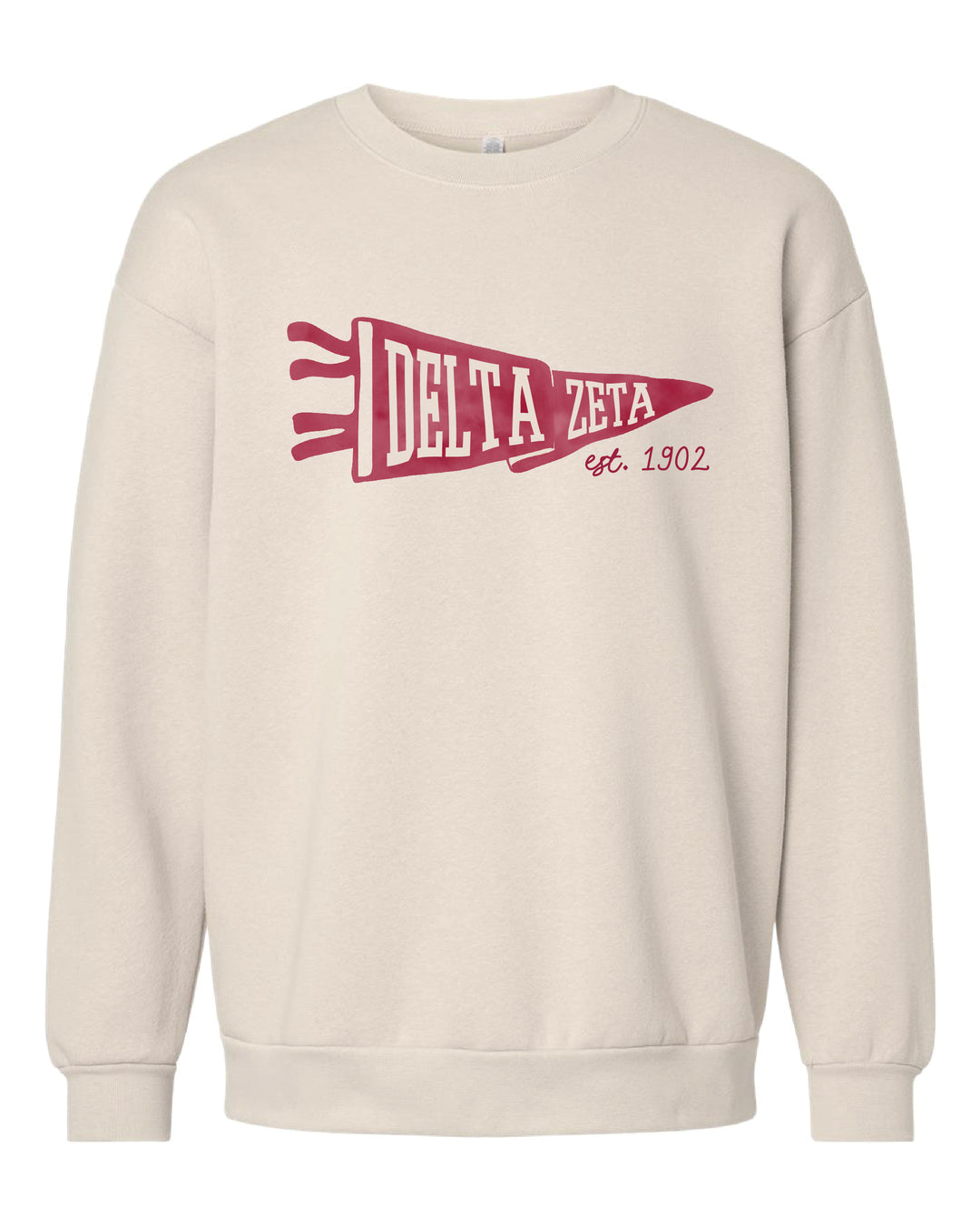 Delta Zeta Pennant Sorority Crewneck