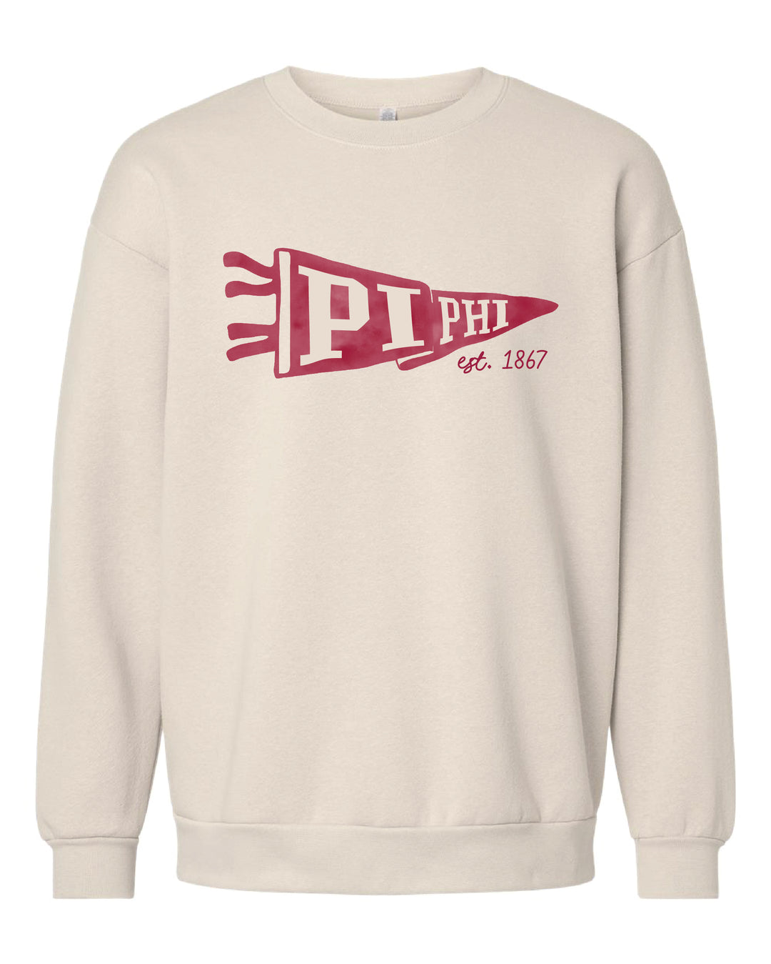 Pi Beta Phi Pennant Sorority Crewneck