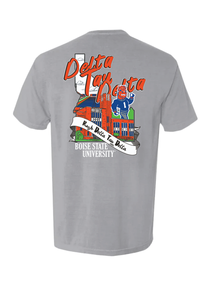 Boise State | Delta Tau Delta|Spring Rush - Granite Tee