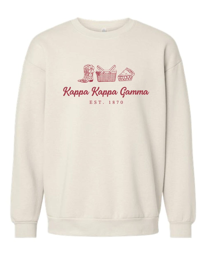 Picnic Sorority Crewneck 2XL